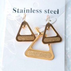 Stainless steel jewelry Earrings necklaces  set Wholesale