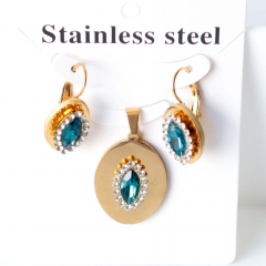 Stainless steel jewelry Earrings necklaces  set Wholesale