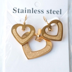 Stainless steel jewelry Earrings necklaces  set Wholesale