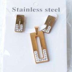Stainless steel jewelry Earrings necklaces  set Wholesale