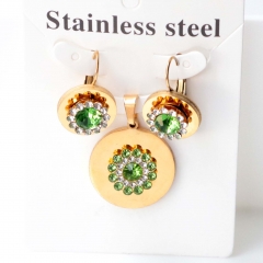 Stainless steel jewelry Earrings necklaces  set Wholesale