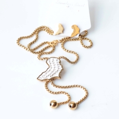 Stainless steel jewelry necklaces Earrings set Wholesale