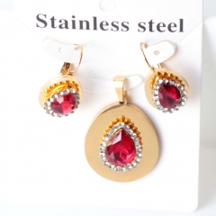 Stainless steel jewelry Earrings necklaces  set Wholesale