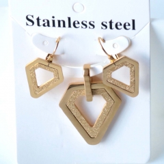 Stainless steel jewelry Earrings necklaces  set Wholesale