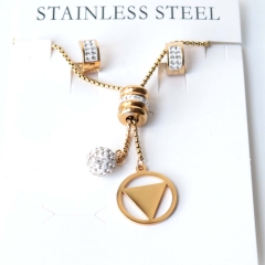 Stainless steel jewelry Earrings necklaces  set Wholesale