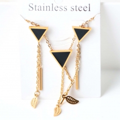 Stainless steel jewelry Necklace Earrings set Wholesale