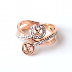 Stainless steel jewelry fashion ring wholesale