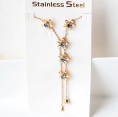 Stainless steel jewelry Necklace Earrings set Wholesale