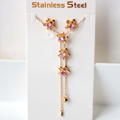 Stainless steel jewelry Necklace Earrings set Wholesale