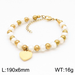 Stainless steel jewelry women Beaded bracelet Wholesale