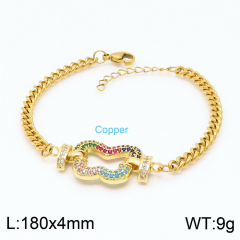 Stainless steel jewelry women Beaded bracelet Wholesale