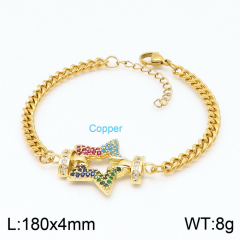Stainless steel jewelry women Beaded bracelet Wholesale