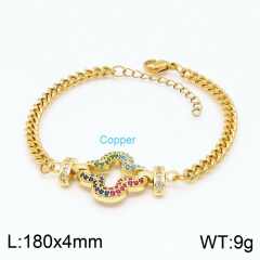 Stainless steel jewelry women Beaded bracelet Wholesale