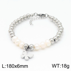 Stainless steel jewelry women Beaded bracelet Wholesale