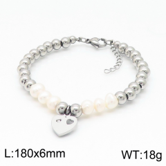 Stainless steel jewelry women Beaded bracelet Wholesale