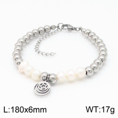 Stainless steel jewelry women Beaded bracelet Wholesale