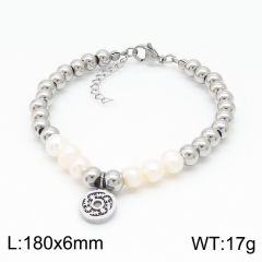Stainless steel jewelry women Beaded bracelet Wholesale