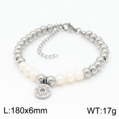 Stainless steel jewelry women Beaded bracelet Wholesale
