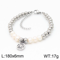 Stainless steel jewelry women Beaded bracelet Wholesale