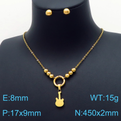 Stainless steel jewelry Necklace Earrings set Wholesale