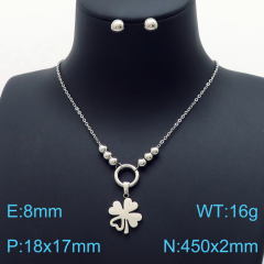Stainless steel jewelry Necklace Earrings set Wholesale