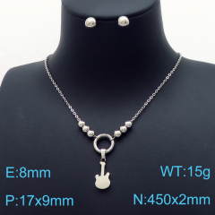Stainless steel jewelry Necklace Earrings set Wholesale
