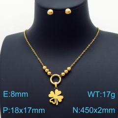 Stainless steel jewelry Necklace Earrings set Wholesale