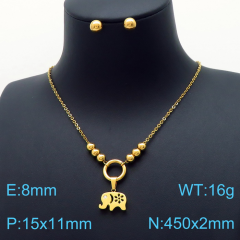Stainless steel jewelry Necklace Earrings set Wholesale