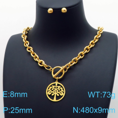 Stainless steel jewelry Necklace Earrings set Wholesale