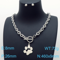 Stainless steel jewelry Necklace Earrings set Wholesale