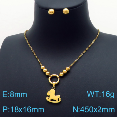 Stainless steel jewelry Necklace Earrings set Wholesale