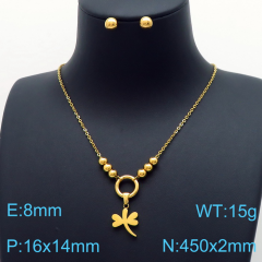 Stainless steel jewelry Necklace Earrings set Wholesale