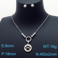 Stainless steel jewelry Necklace Earrings set Wholesale