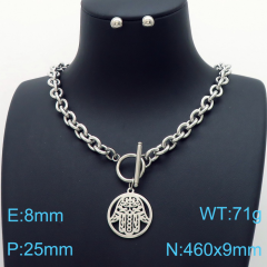 Stainless steel jewelry Necklace Earrings set Wholesale
