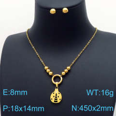 Stainless steel jewelry Necklace Earrings set Wholesale