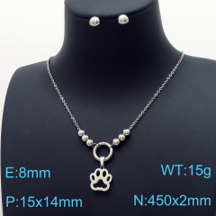 Stainless steel jewelry Necklace Earrings set Wholesale