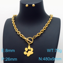 Stainless steel jewelry Necklace Earrings set Wholesale