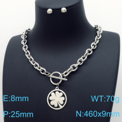 Stainless steel jewelry Necklace Earrings set Wholesale