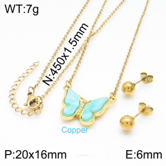Stainless steel jewelry Necklace Earrings set Wholesale