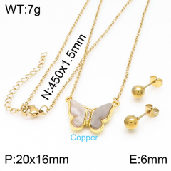 Stainless steel jewelry Necklace Earrings set Wholesale