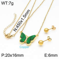 Stainless steel jewelry Necklace Earrings set Wholesale