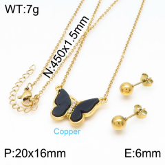 Stainless steel jewelry Necklace Earrings set Wholesale
