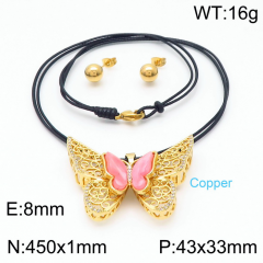 Stainless steel jewelry Necklace Earrings set Wholesale