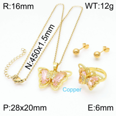 Stainless steel jewelry Necklace Earrings rings set Wholesale