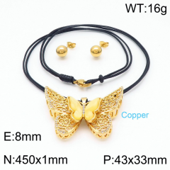 Stainless steel jewelry Necklace Earrings set Wholesale