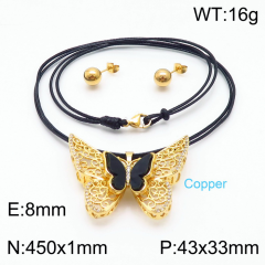 Stainless steel jewelry Necklace Earrings set Wholesale