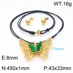 Stainless steel jewelry Necklace Earrings set Wholesale