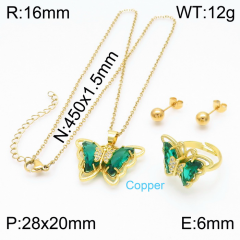 Stainless steel jewelry Necklace Earrings rings set Wholesale