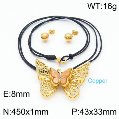 Stainless steel jewelry Necklace Earrings set Wholesale