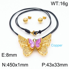 Stainless steel jewelry Necklace Earrings set Wholesale